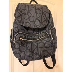 Calvin Klein Saddie black signature Backpack